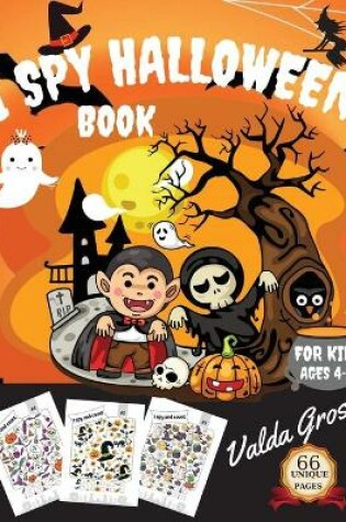 Cover of I Spy Halloween Book for Kids Ages 4-8