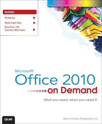 Book cover for Microsoft Office 2010 On Demand