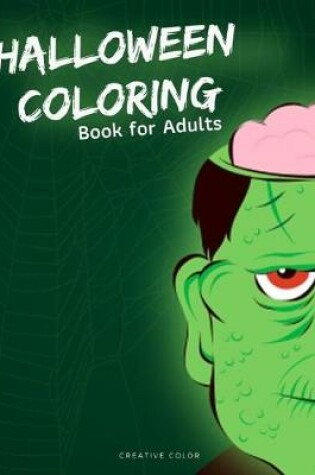 Cover of Halloween Coloring Book for Adults