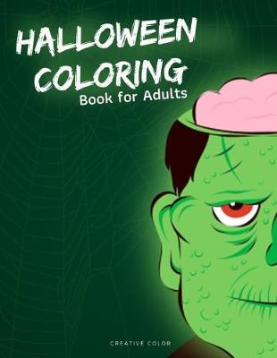 Cover of Halloween Coloring Book for Adults