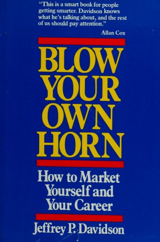 Cover of Blow Your Own Horn