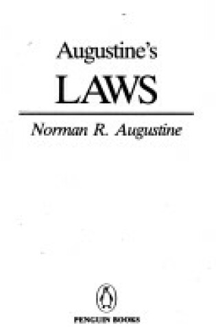 Cover of Augustine's Laws