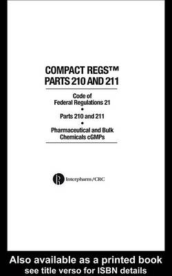 Book cover for Compact Regs Parts 210 and 211