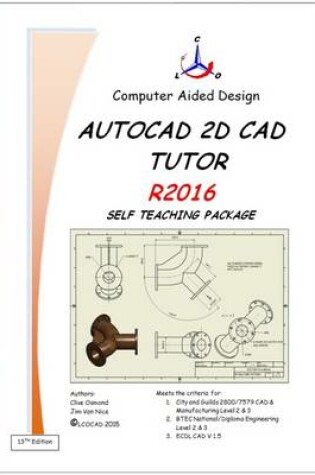 Cover of The AutoCAD 2D Tutor Release 2016 Self Teaching Package