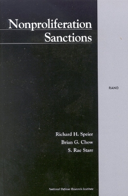 Book cover for Nonproliferation Sanctions