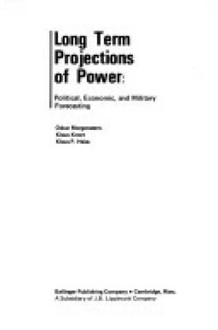 Cover of Long-term Projections of Power