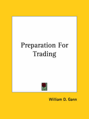 Book cover for Preparation For Trading