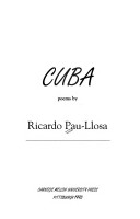 Book cover for Cuba