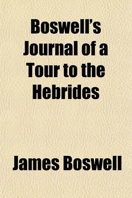 Book cover for Boswell's Journal of a Tour to the Hebrides