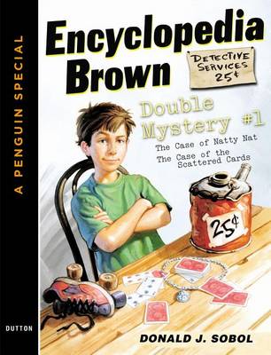 Book cover for Encyclopedia Brown Double Mystery #1