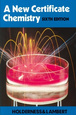 Book cover for A New Certificate Chemistry