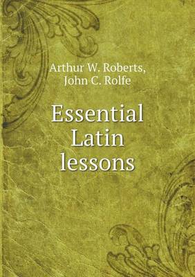 Book cover for Essential Latin lessons