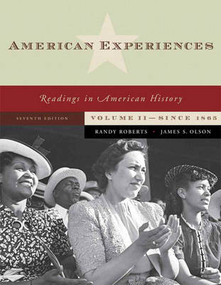 Book cover for American Experiences, Volume 2