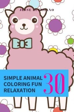 Cover of Simple Animal Coloring Fun Relaxation