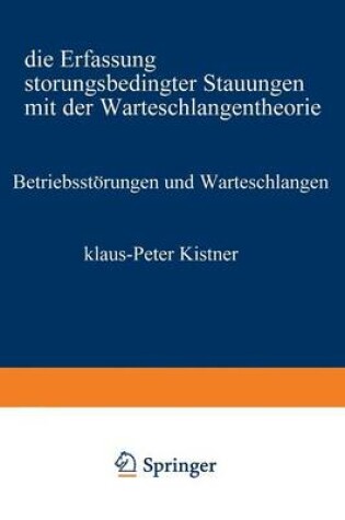Cover of Betriebsstörungen und Warteschlangen