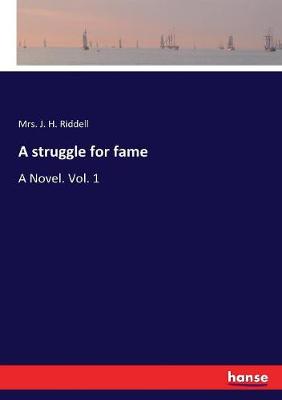 Book cover for A struggle for fame