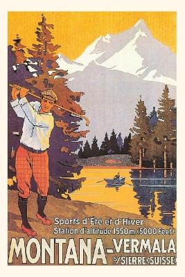 Cover of Vintage Journal Golfing in the Swiss Alps
