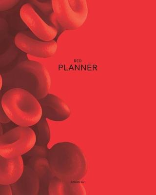 Book cover for Undated Red Planner