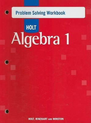 Cover of Holt Algebra 1