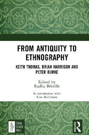 Cover of From Antiquity to Ethnography