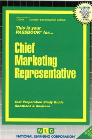 Cover of Chief Marketing Representative