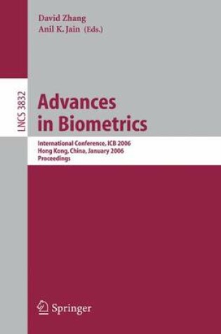 Cover of Advances in Biometrics