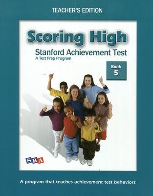 Cover of Scoring High on SAT, Teacher Edition Grade 5