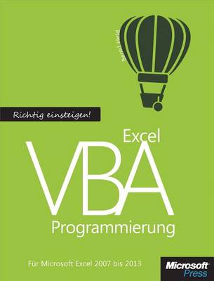 Book cover for Richtig Einsteigen: Excel VBA-Programmierung. Fur Microsoft Excel 2007 Bis 2013