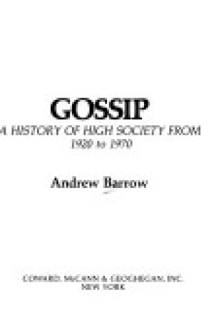 Cover of Gossip