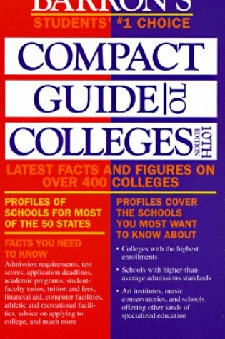 Cover of Barron's Compact Guide to Colleges