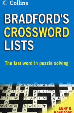 Cover of Collins Bradford's Crossword Lists