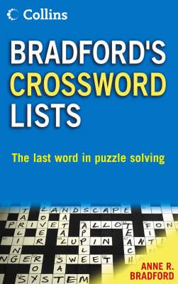 Book cover for Collins Bradford's Crossword Lists