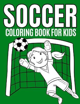 Book cover for Soccer Coloring Book