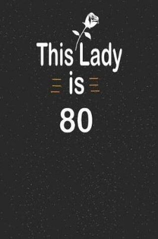 Cover of This lady is 80