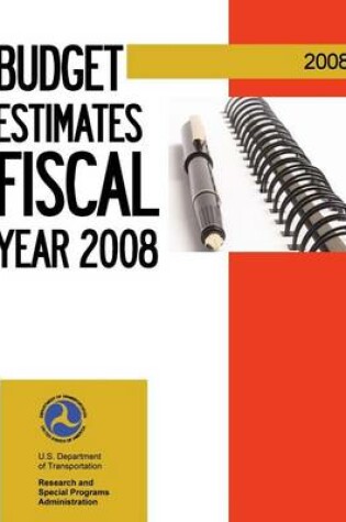 Cover of Budget Estimates Fiscal Year 2008