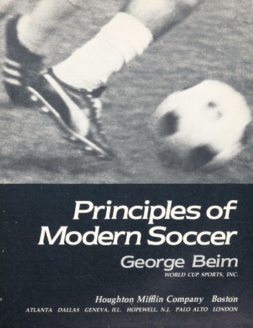 Book cover for Principles of Modern Soccer