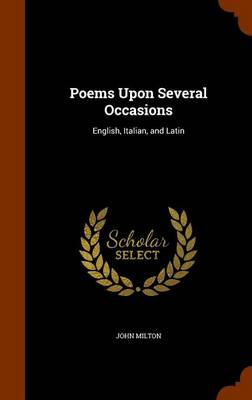 Book cover for Poems Upon Several Occasions