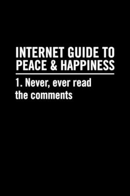 Book cover for Internet guide to peace happiness