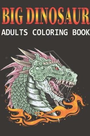 Cover of Big Dinosaur Adults Coloring Book