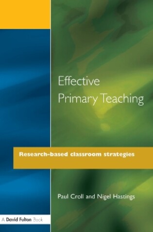 Cover of Effective Primary Teaching