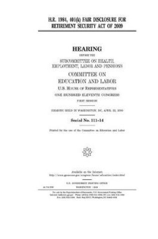 Cover of H.R. 1984