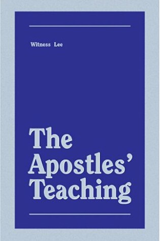 Cover of The Apostle's Teaching