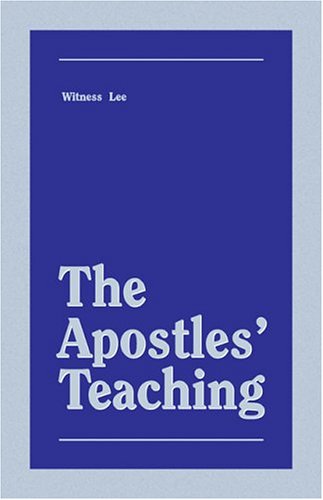 Book cover for The Apostle's Teaching