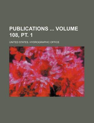 Book cover for Publications Volume 108, PT. 1