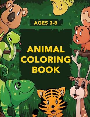 Book cover for Animal Coloring Book for Kids