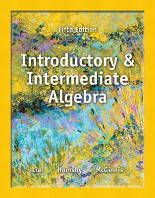Book cover for Introductory and Intermediate Algebra (Subscription)