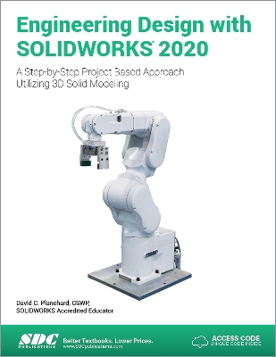 Book cover for Engineering Design with SOLIDWORKS 2020