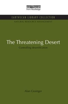 Book cover for The Threatening Desert