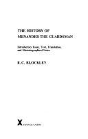 Cover of The History of Menander the Guardsman