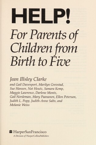 Cover of Help! for Parents of Children from Birth to Five